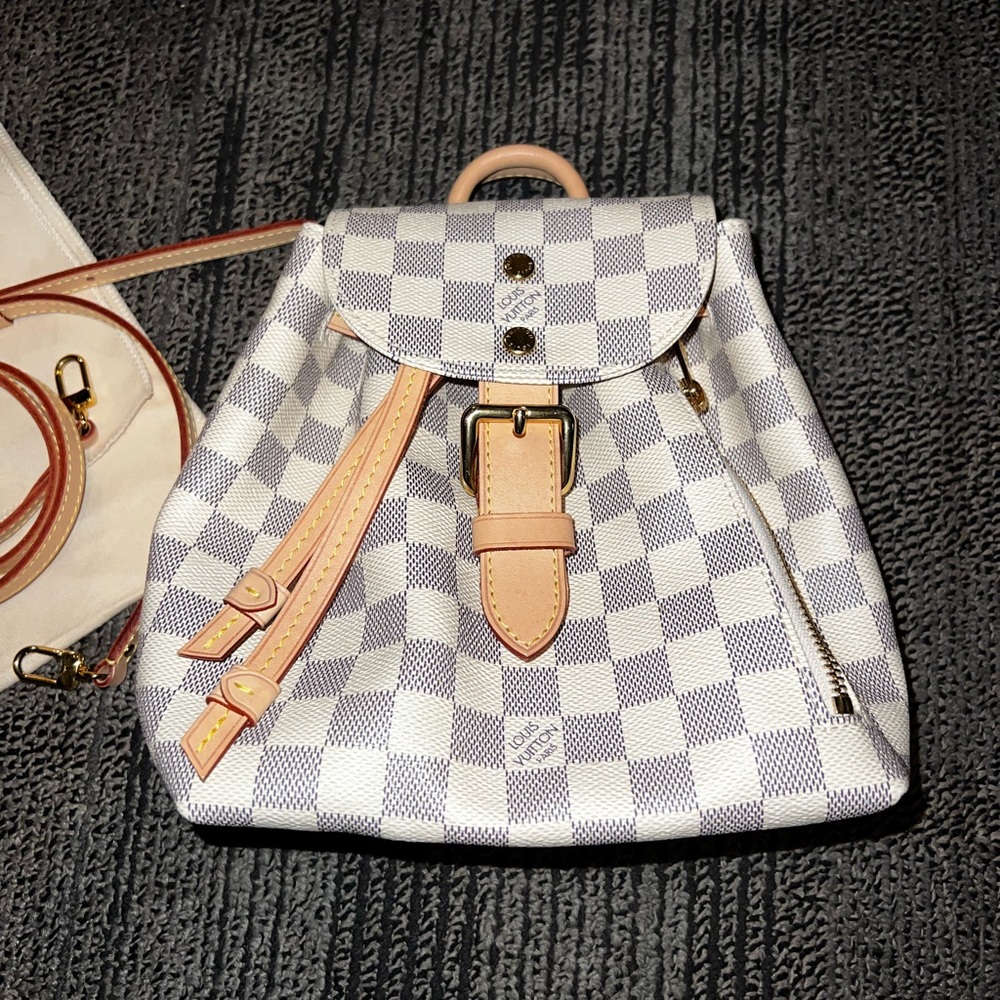 LOUIS VUITTON DAMIER AZUR SPERONE BB BACKPACK - Picture 2 of 11